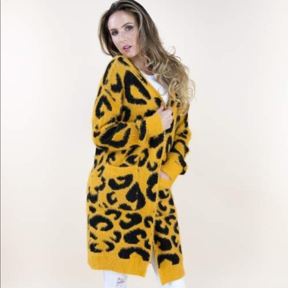 Very Moda Sweaters - *Eyelash Leopard Cardigan